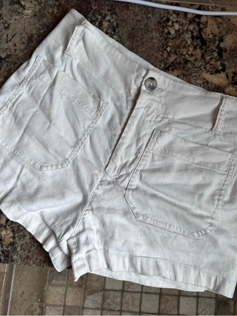 Anthropologie Maeve - The Colette Linen Blend Shorts - Picture 1 of 3